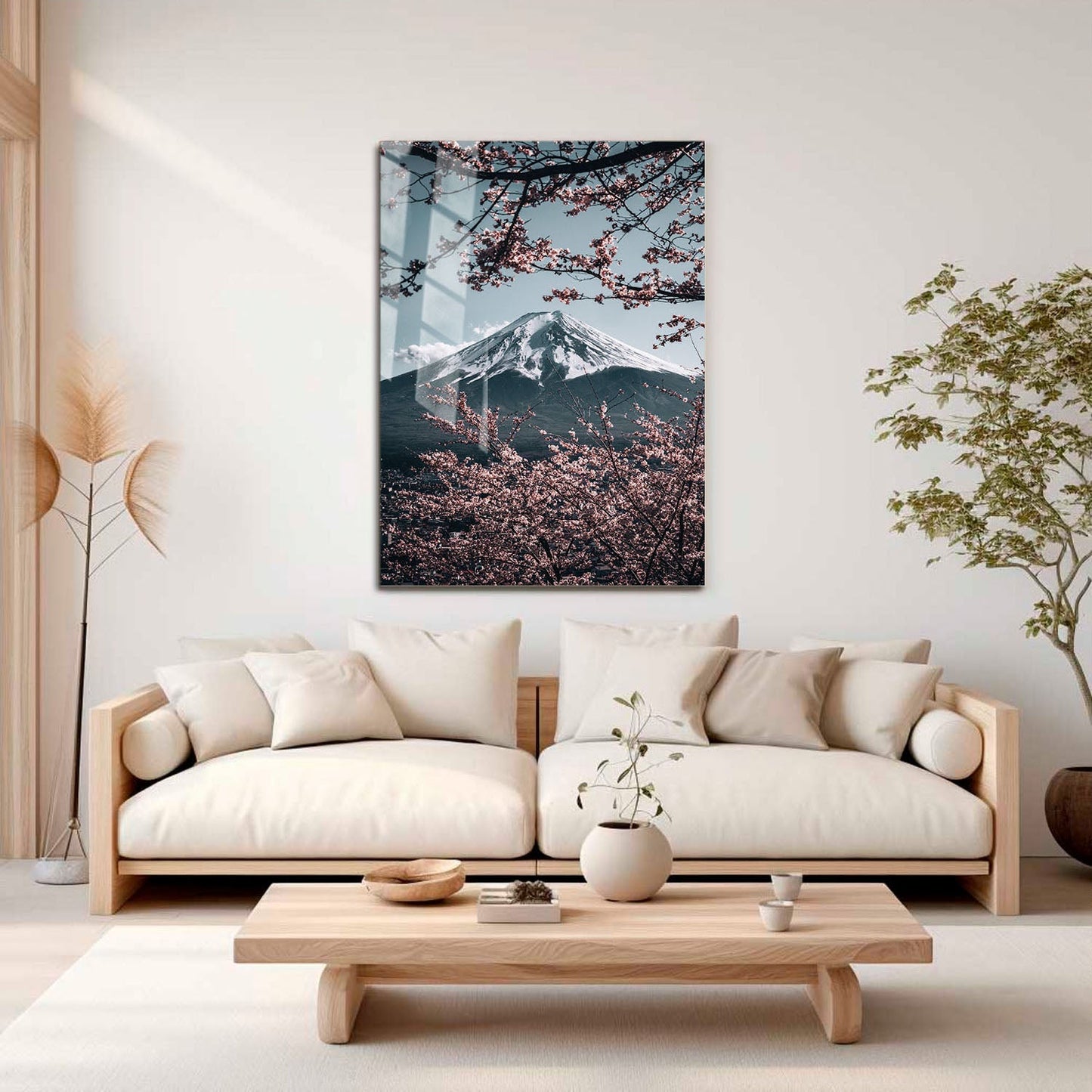 Wes Co Gallery Metal Poster Mt Fuji Afternoons 11" x 17" Home Goods - Travels Border or edge to edge Metal Art Print