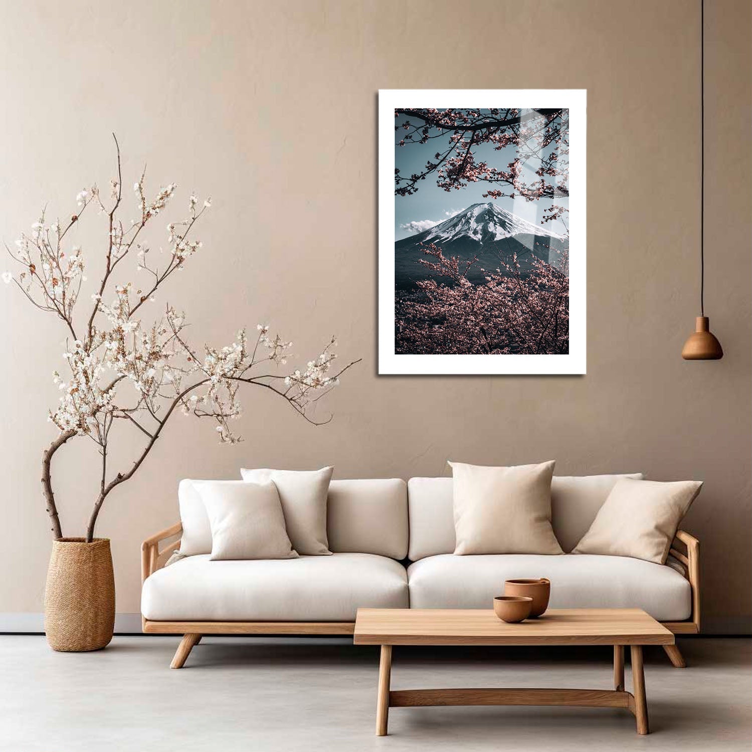 Wes Co Gallery Metal Poster Mt Fuji Afternoons 16" x 24" Home Goods - Travels Border or edge to edge Metal Art Print