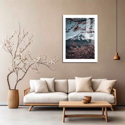 Wes Co Gallery Metal Poster Mt Fuji Afternoons 16" x 24" Home Goods - Travels Border or edge to edge Metal Art Print