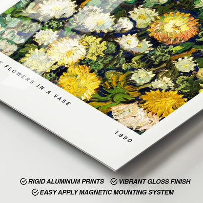 Wes Co Gallery Metal Poster Bouquet of Flowers by Vincent Van Gogh 11" x 17" Home Goods - Artist Edge to edge Metal Art Print