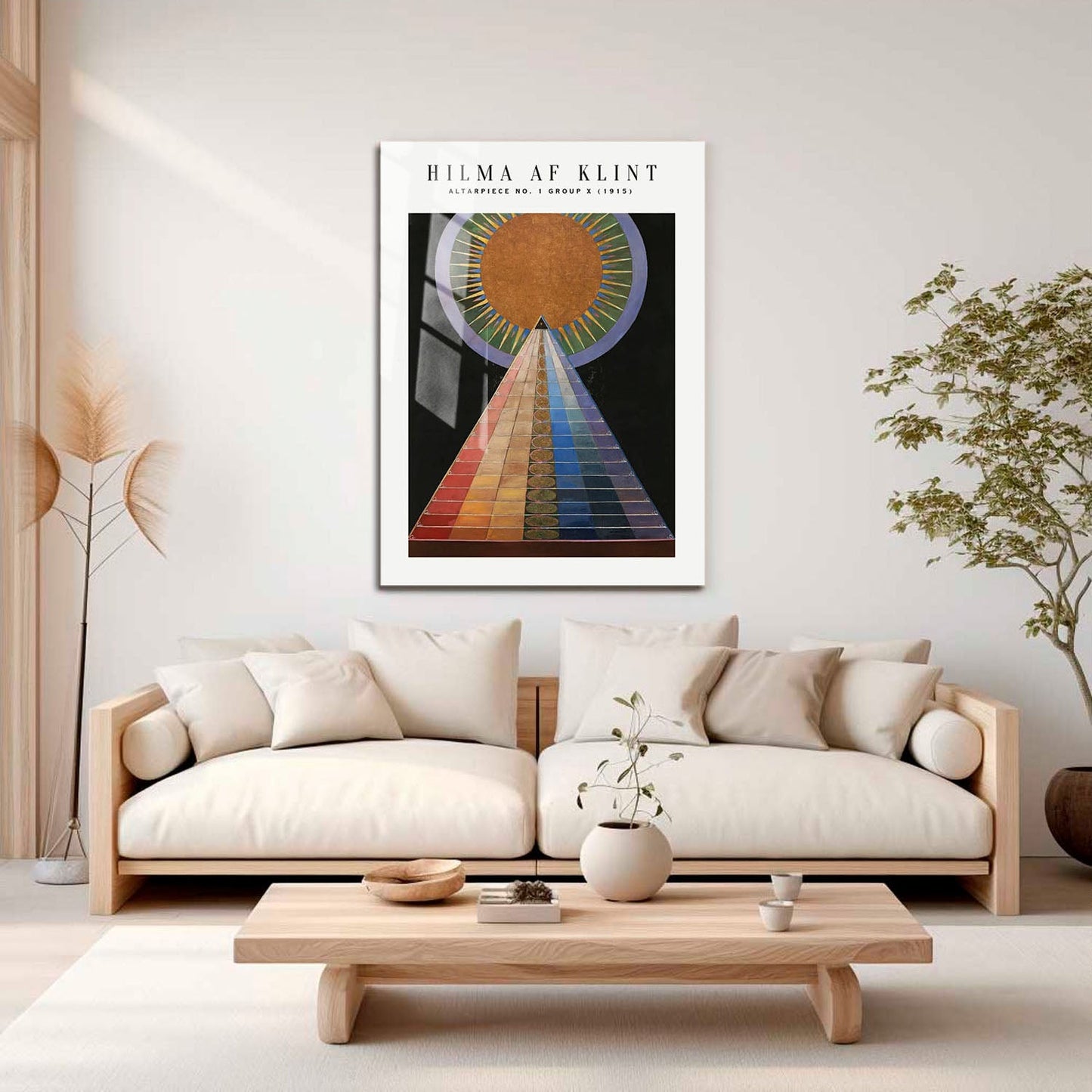 Wes Co Gallery Metal Poster Altarpiece No. 1 Group X by Hilma af Klint 16" x 24" Home Goods - Artist Edge to edge Metal Art Print