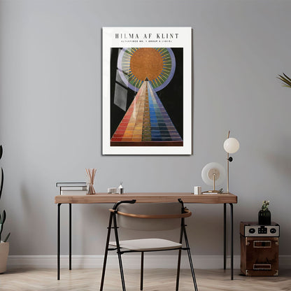 Wes Co Gallery Metal Poster Altarpiece No. 1 Group X by Hilma af Klint 24" x 36" Home Goods - Artist Edge to edge Metal Art Print