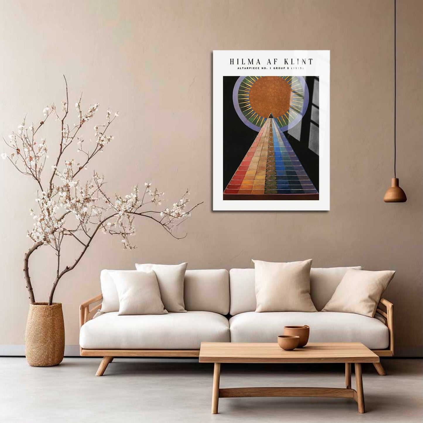 Wes Co Gallery Metal Poster Altarpiece No. 1 Group X by Hilma af Klint 5" x 7" Home Goods - Artist Edge to edge Metal Art Print