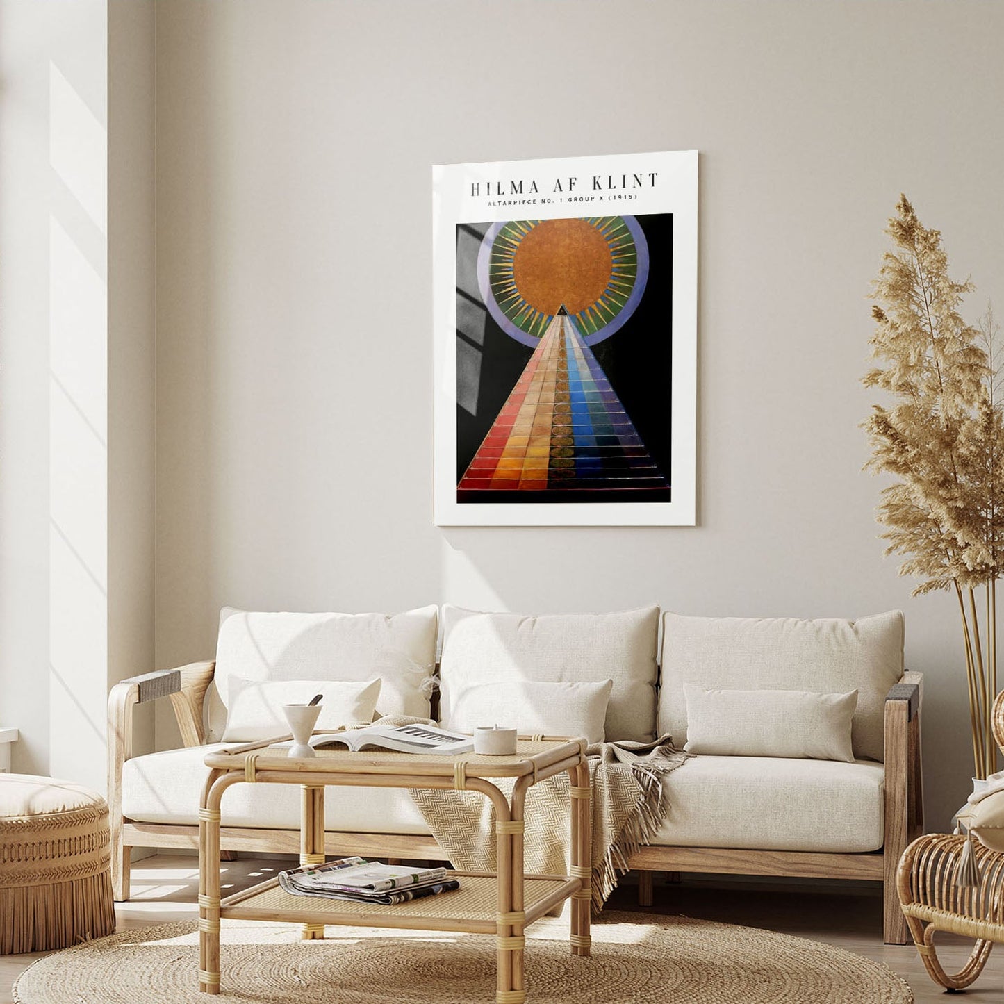 Wes Co Gallery Metal Poster Altarpiece No. 1 Group X by Hilma af Klint 5" x 7" Home Goods - Artist Edge to edge Metal Art Print