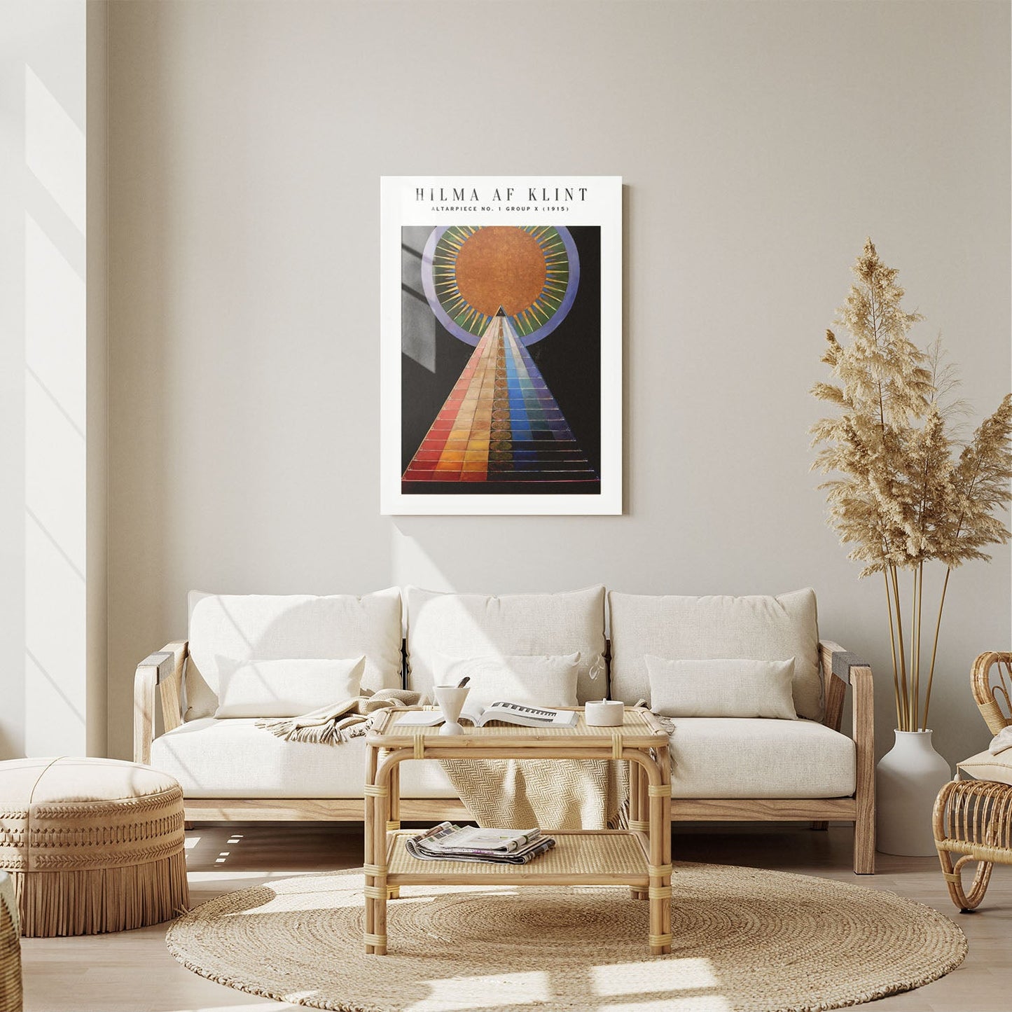 Wes Co Gallery Metal Poster Altarpiece No. 1 Group X by Hilma af Klint 11" x 14" Home Goods - Artist Edge to edge Metal Art Print