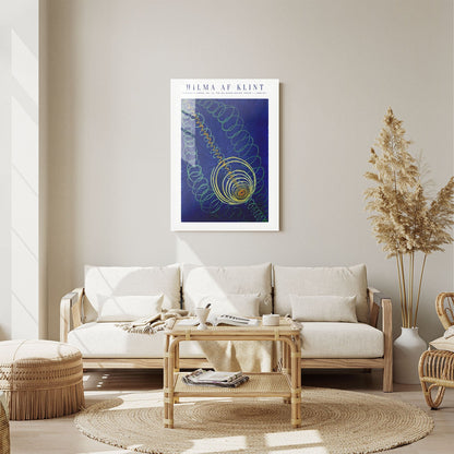 Wes Co Gallery Metal Poster Primordial Chaos No. 16 by Hilma af Klint 11" x 14" Home Goods - Artist Edge to edge Metal Art Print