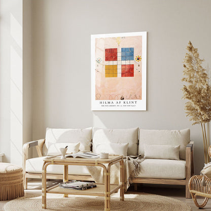 Wes Co Gallery Metal Poster The Ten Largest No. 10 Old Age by Hilma af Klint 5" x 7" Home Goods - Artist Edge to edge Metal Art Print