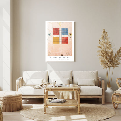 Wes Co Gallery Metal Poster The Ten Largest No. 10 Old Age by Hilma af Klint 11" x 14" Home Goods - Artist Edge to edge Metal Art Print