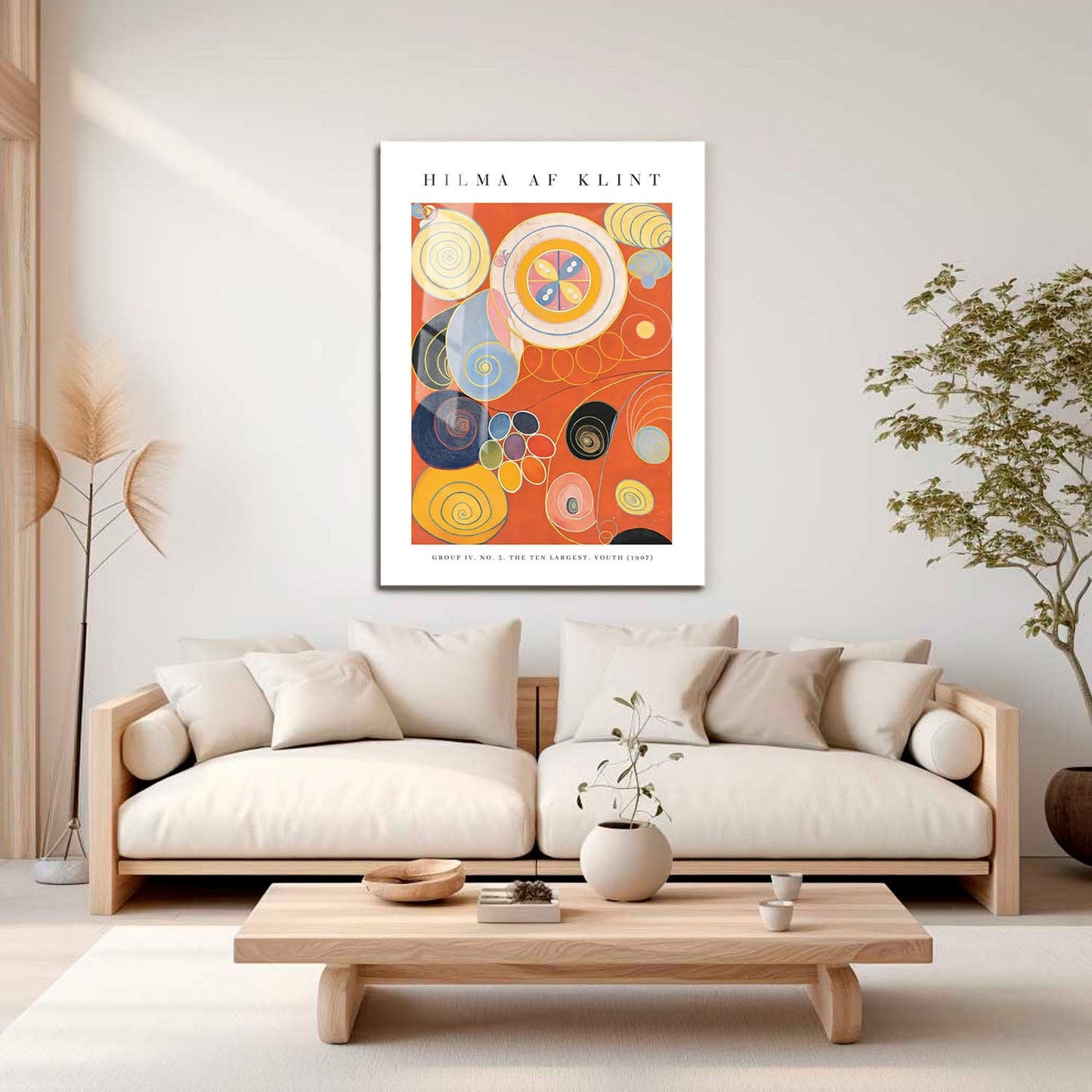 Wes Co Gallery Metal Poster The Ten Largest No. 3 Youth by Hilma af Klint 16" x 24" Home Goods - Artist Edge to edge Metal Art Print