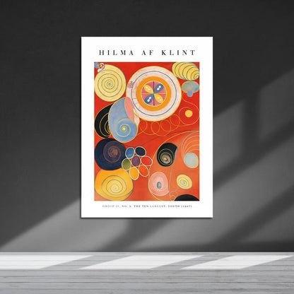 Wes Co Gallery Metal Poster The Ten Largest No. 3 Youth by Hilma af Klint 16" x 24" Home Goods - Artist Edge to edge Metal Art Print