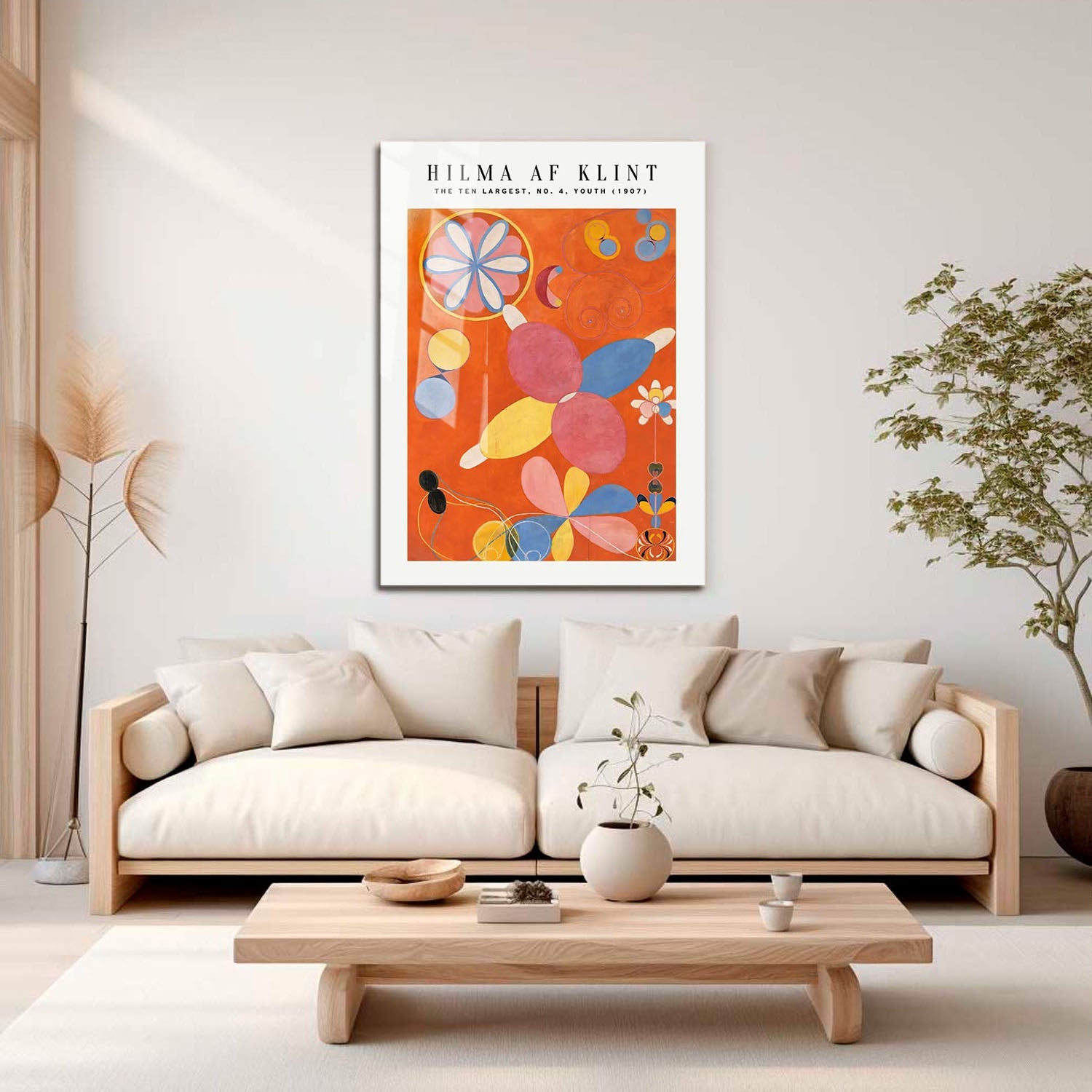 Wes Co Gallery Metal Poster The Ten Largest No. 4 Youth by Hilma af Klint 16" x 24" Home Goods - Artist Edge to edge Metal Art Print