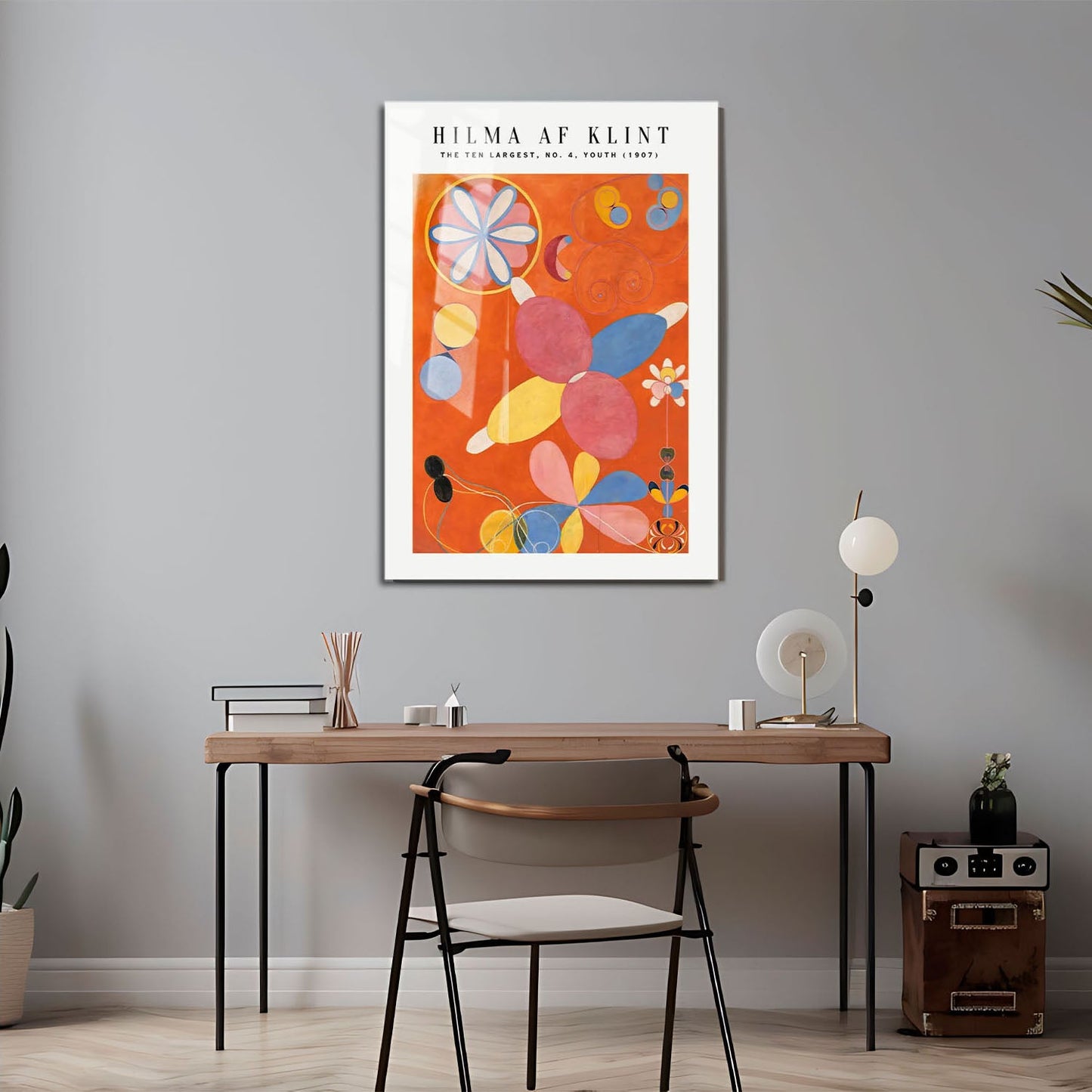 Wes Co Gallery Metal Poster The Ten Largest No. 4 Youth by Hilma af Klint 24" x 36" Home Goods - Artist Edge to edge Metal Art Print