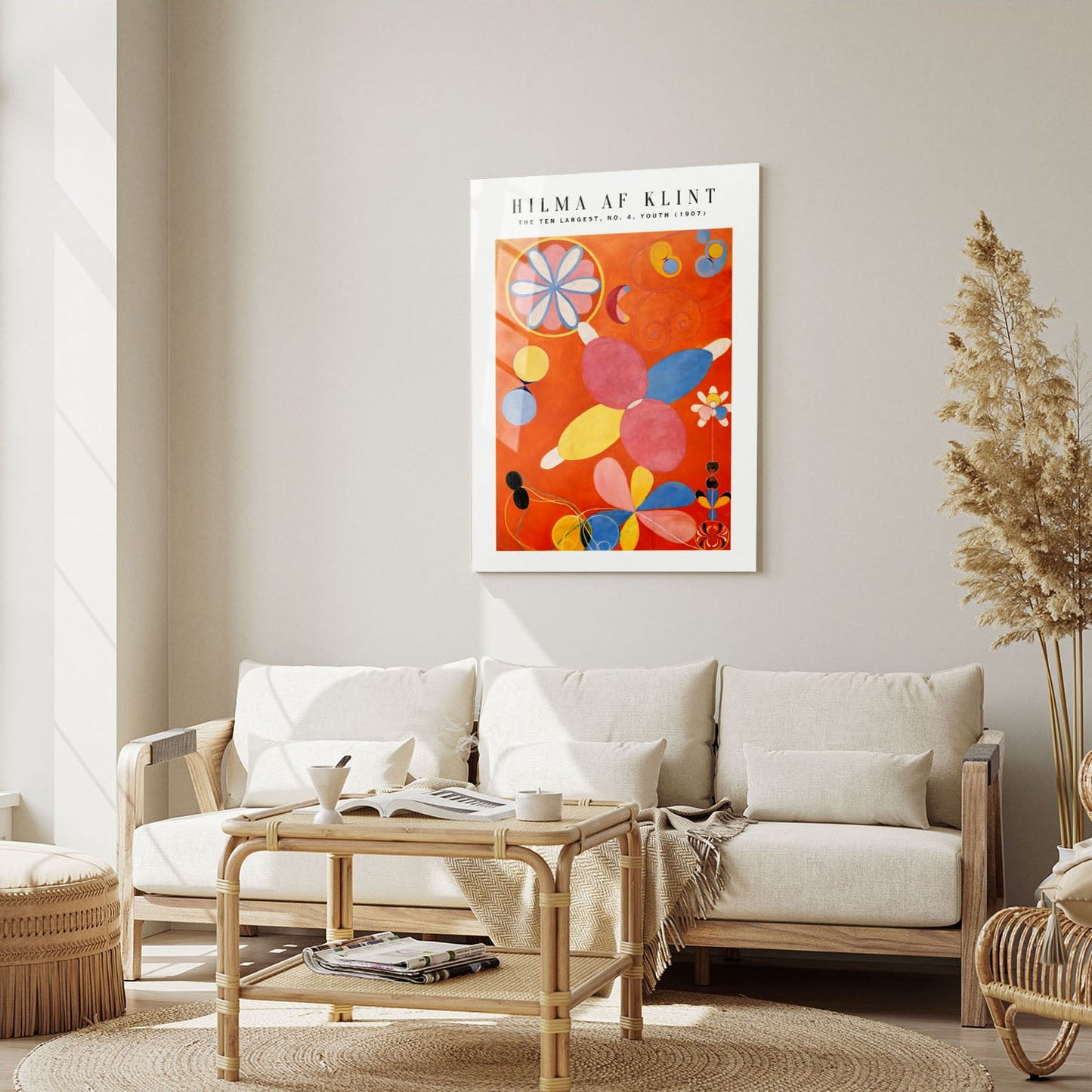 Wes Co Gallery Metal Poster The Ten Largest No. 4 Youth by Hilma af Klint 5" x 7" Home Goods - Artist Edge to edge Metal Art Print