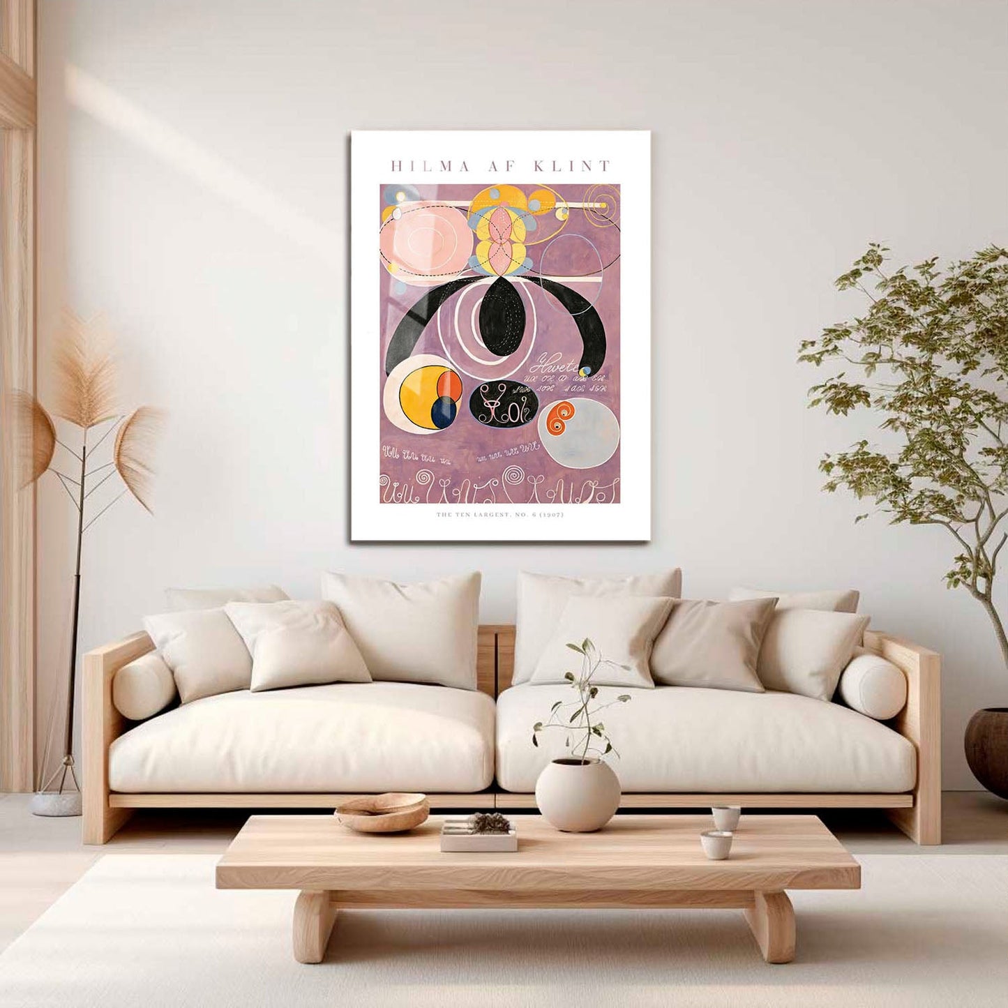 Wes Co Gallery Metal Poster The Ten Largest No. 6 by Hilma af Klint 16" x 24" Home Goods - Artist Edge to edge Metal Art Print