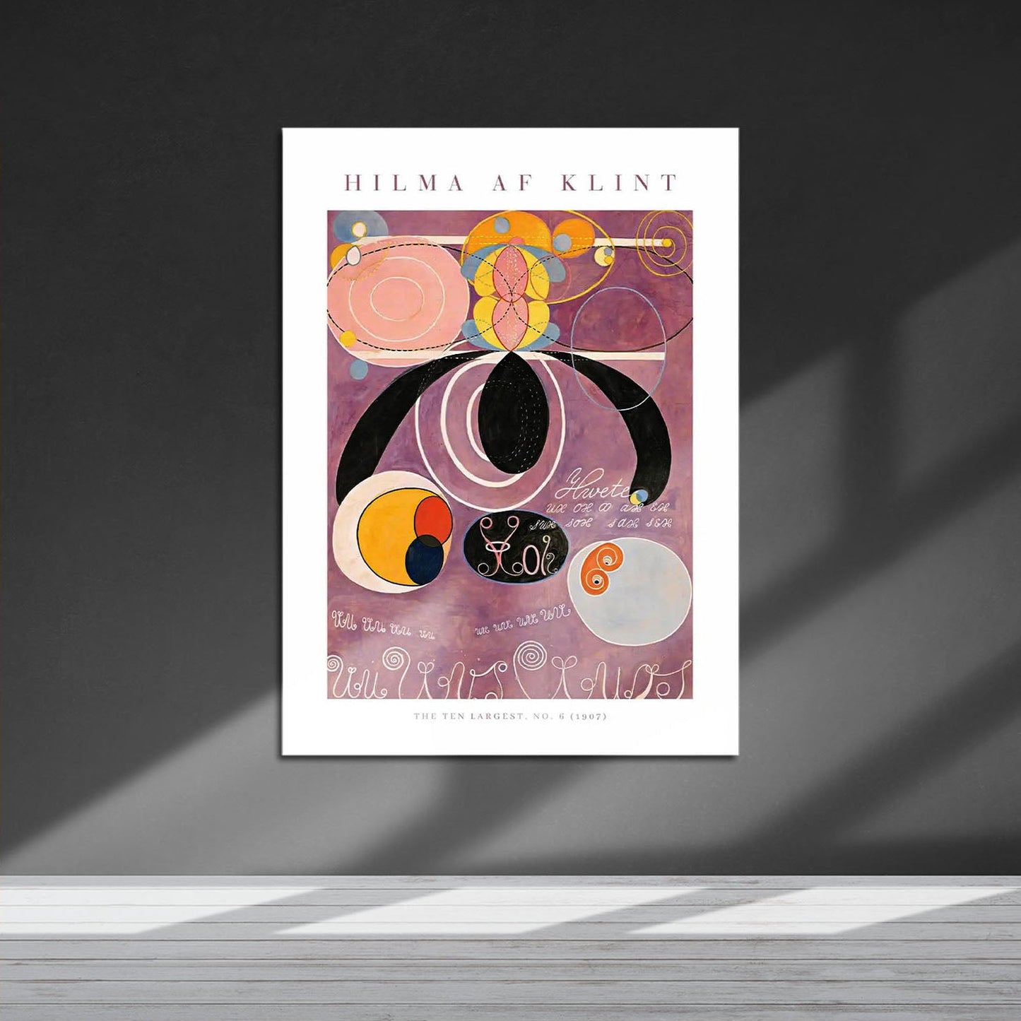 Wes Co Gallery Metal Poster The Ten Largest No. 6 by Hilma af Klint 16" x 24" Home Goods - Artist Edge to edge Metal Art Print