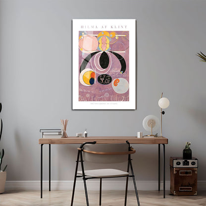 Wes Co Gallery Metal Poster The Ten Largest No. 6 by Hilma af Klint 24" x 36" Home Goods - Artist Edge to edge Metal Art Print