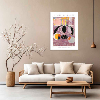 Wes Co Gallery Metal Poster The Ten Largest No. 6 by Hilma af Klint 5" x 7" Home Goods - Artist Edge to edge Metal Art Print
