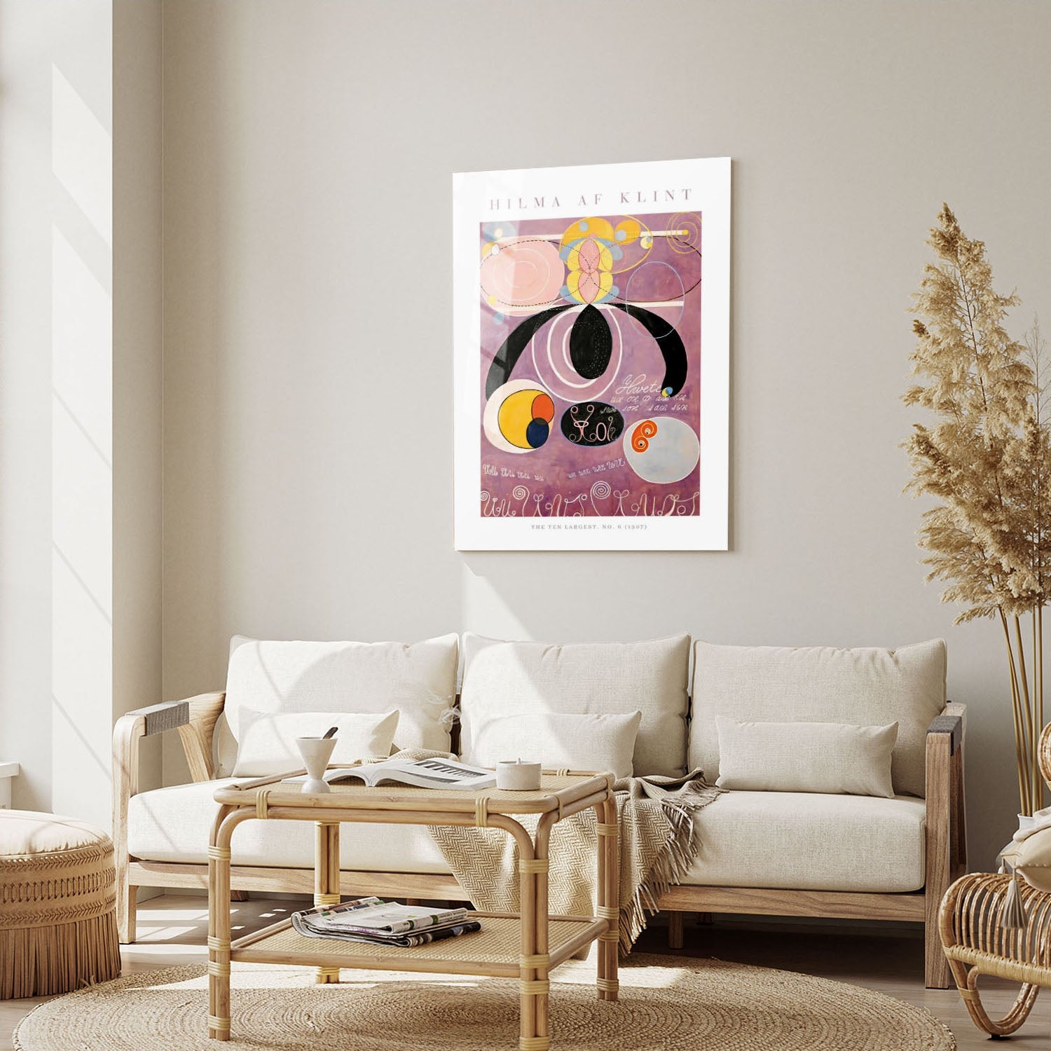 Wes Co Gallery Metal Poster The Ten Largest No. 6 by Hilma af Klint 5" x 7" Home Goods - Artist Edge to edge Metal Art Print