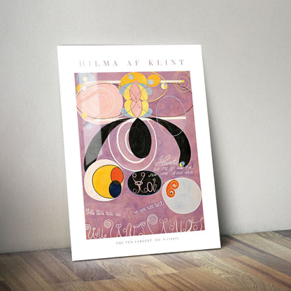 Wes Co Gallery Metal Poster The Ten Largest No. 6 by Hilma af Klint 11" x 14" Home Goods - Artist Edge to edge Metal Art Print