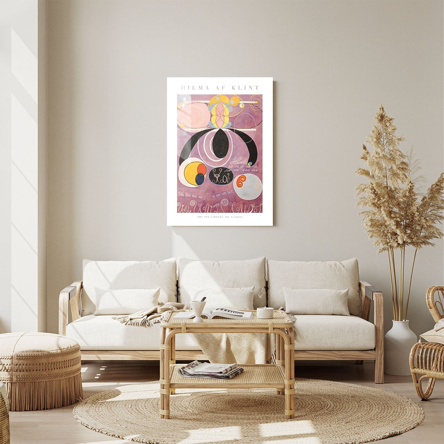 Wes Co Gallery Metal Poster The Ten Largest No. 6 by Hilma af Klint 11" x 14" Home Goods - Artist Edge to edge Metal Art Print