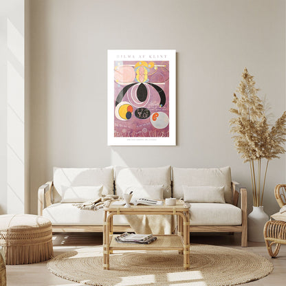 Wes Co Gallery Metal Poster The Ten Largest No. 6 by Hilma af Klint 11" x 14" Home Goods - Artist Edge to edge Metal Art Print