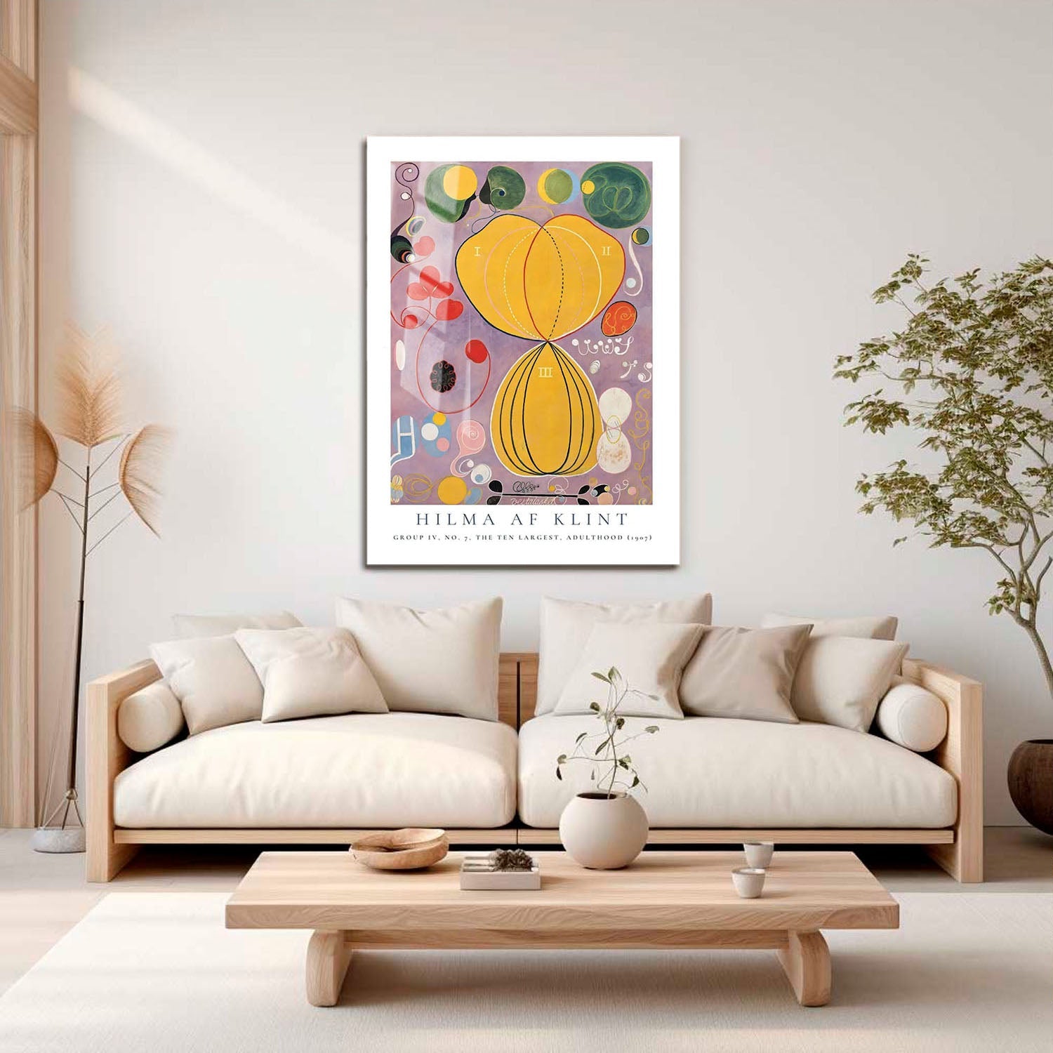 Wes Co Gallery Metal Poster The Ten Largest No. 7 Group IV by Hilma af Klint 16" x 24" Home Goods - Artist Edge to edge Metal Art Print