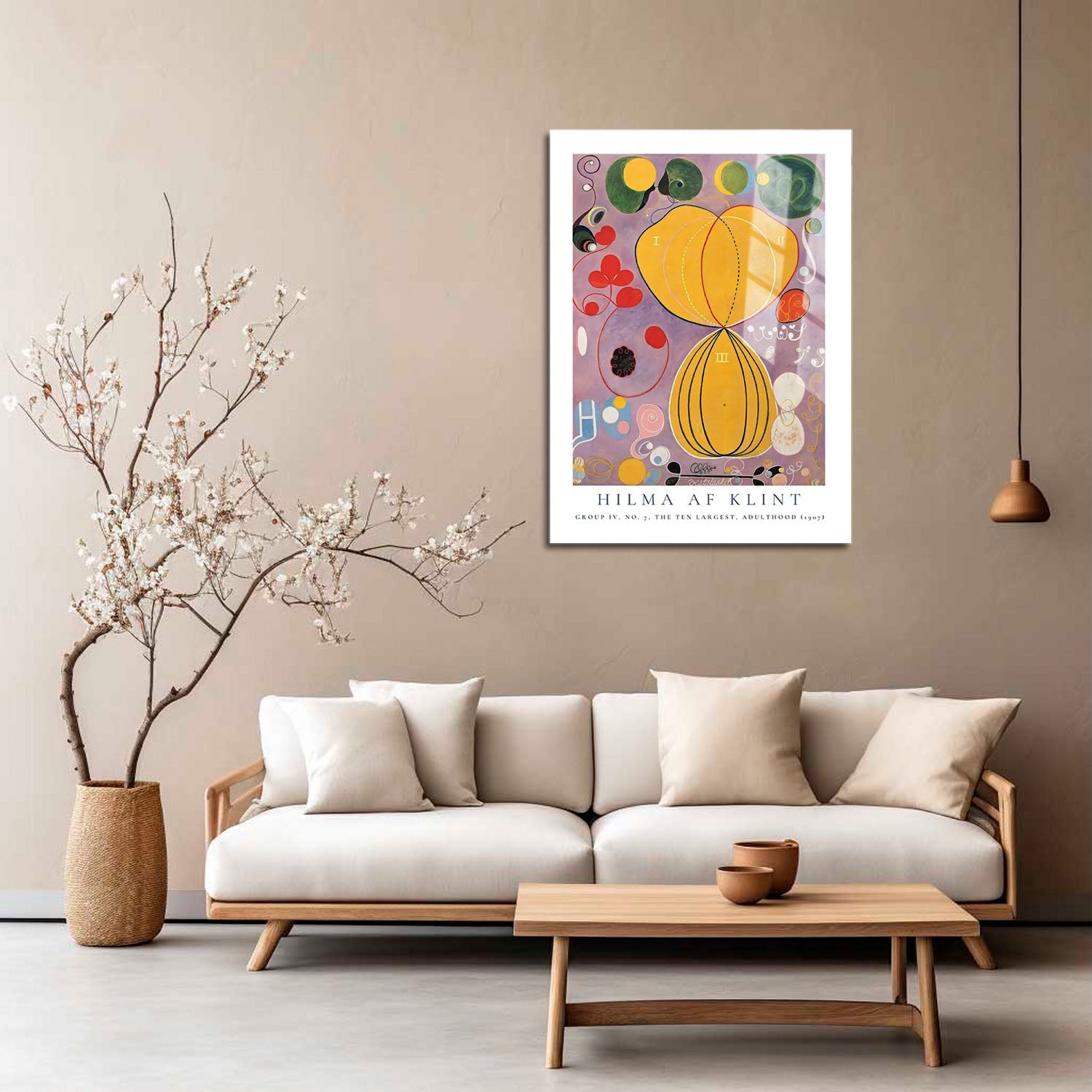 Wes Co Gallery Metal Poster The Ten Largest No. 7 Group IV by Hilma af Klint 5" x 7" Home Goods - Artist Edge to edge Metal Art Print