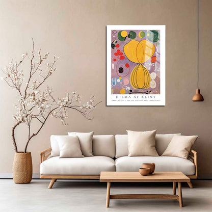 Wes Co Gallery Metal Poster The Ten Largest No. 7 Group IV by Hilma af Klint 5" x 7" Home Goods - Artist Edge to edge Metal Art Print