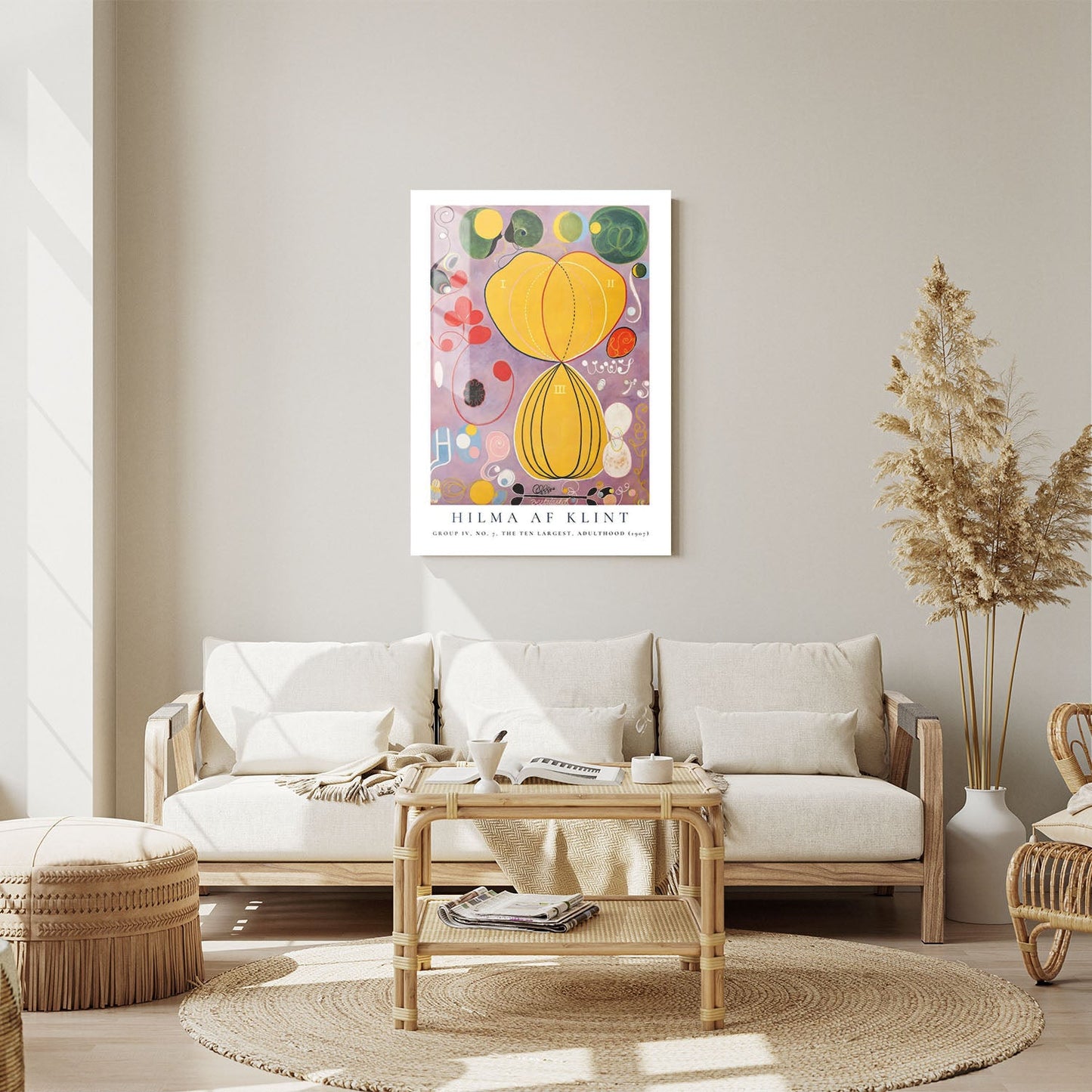 Wes Co Gallery Metal Poster The Ten Largest No. 7 Group IV by Hilma af Klint 11" x 14" Home Goods - Artist Edge to edge Metal Art Print