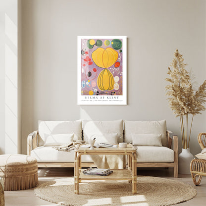 Wes Co Gallery Metal Poster The Ten Largest No. 7 Group IV by Hilma af Klint 11" x 14" Home Goods - Artist Edge to edge Metal Art Print