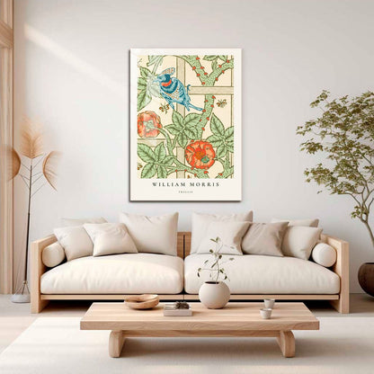 Wes Co Gallery Metal Poster Daisy London by William Morris 16" x 24" Home Goods - Artist Edge to edge Metal Art Print