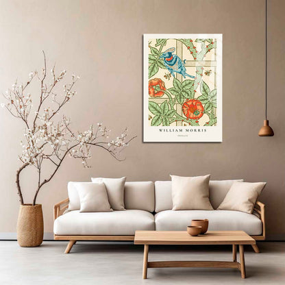 Wes Co Gallery Metal Poster Daisy London by William Morris 5" x 7" Home Goods - Artist Edge to edge Metal Art Print