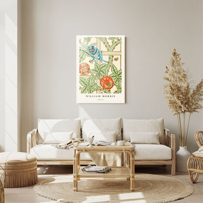 Wes Co Gallery Metal Poster Daisy London by William Morris 11" x 14" Home Goods - Artist Edge to edge Metal Art Print