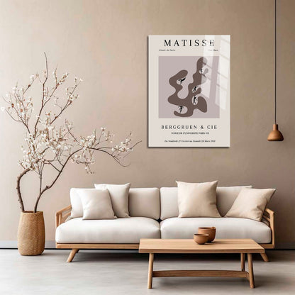 Wes Co Gallery Metal Poster Dance Paris Exhibition by Henri Matisse 5" x 7" Home Goods - Artist Edge to edge Metal Art Print