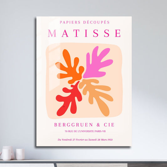 Wes Co Gallery Metal Poster Colorful Berggruen and Cie by Henri Matisse 11" x 17" Home Goods - Artist Edge to edge Metal Art Print