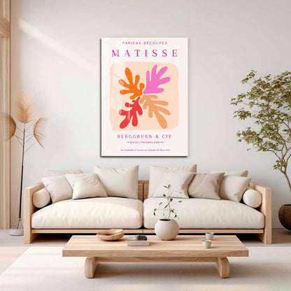 Wes Co Gallery Metal Poster Colorful Berggruen and Cie by Henri Matisse 16" x 24" Home Goods - Artist Edge to edge Metal Art Print