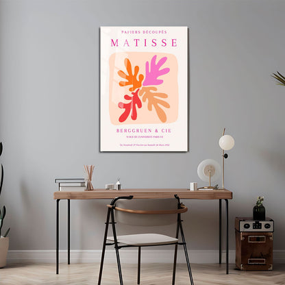 Wes Co Gallery Metal Poster Colorful Berggruen and Cie by Henri Matisse 24" x 36" Home Goods - Artist Edge to edge Metal Art Print