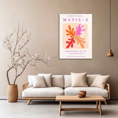 Wes Co Gallery Metal Poster Colorful Berggruen and Cie by Henri Matisse 5" x 7" Home Goods - Artist Edge to edge Metal Art Print