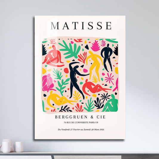 Wes Co Gallery Metal Poster Dynamic Dance by Henri Matisse 11" x 17" Home Goods - Artist Edge to edge Metal Art Print