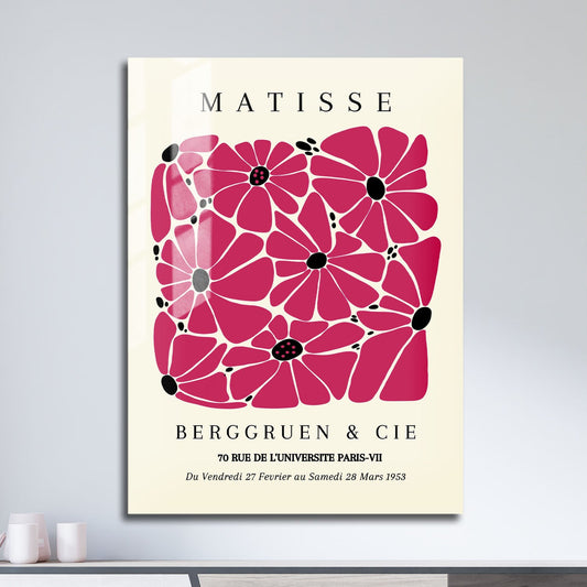 Wes Co Gallery Metal Poster Vibrant Abstract Blossoms by Henri Matisse 11" x 17" Home Goods - Artist Edge to edge Metal Art Print