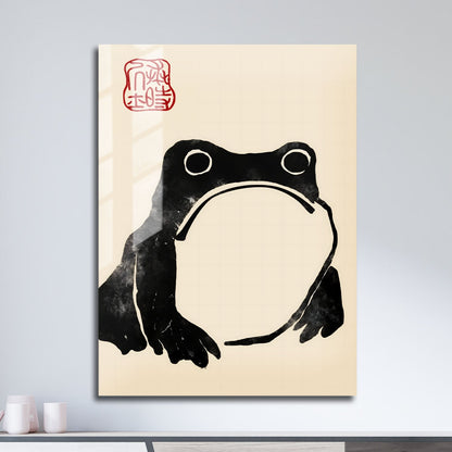 Wes Co Gallery Metal Poster Matsumoto Hoji's Frog 11" x 17" Home Goods - Artist Edge to edge Metal Art Print