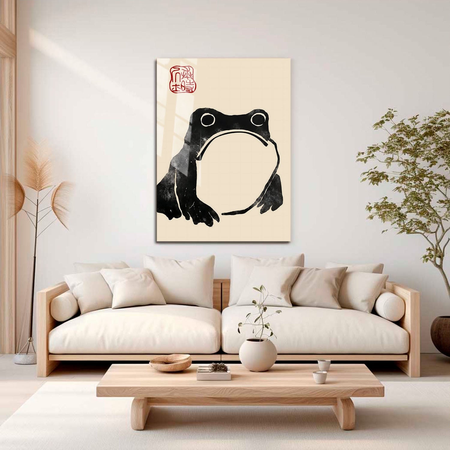 Wes Co Gallery Metal Poster Matsumoto Hoji's Frog 16" x 24" Home Goods - Artist Edge to edge Metal Art Print