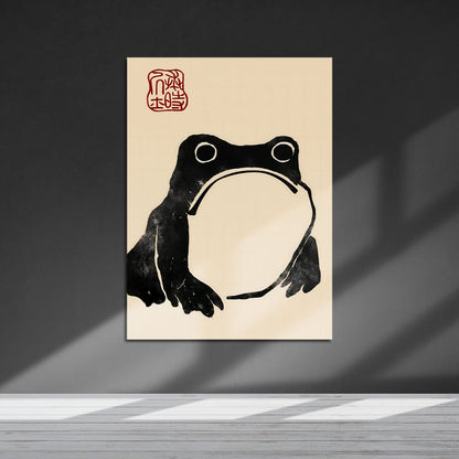 Wes Co Gallery Metal Poster Matsumoto Hoji's Frog 16" x 24" Home Goods - Artist Edge to edge Metal Art Print