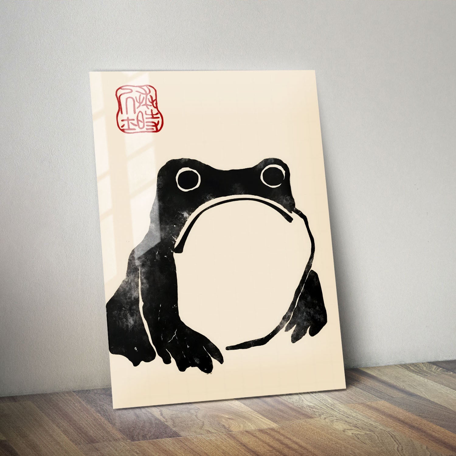 Wes Co Gallery Metal Poster Matsumoto Hoji's Frog 11" x 14" Home Goods - Artist Edge to edge Metal Art Print