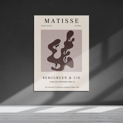 Wes Co Gallery Metal Poster Matisse Dance of Shapes 16" x 24" Home Goods - Neutral Edge to edge Metal Art Print