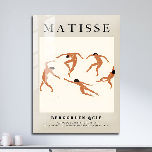 Wes Co Gallery Metal Poster Matisse Dancers 11" x 17" Home Goods - Nordic Border or edge to edge Metal Art Print