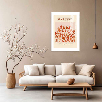 Wes Co Gallery Metal Poster Matisse Botanical Cutouts 16" x 24" Home Goods - Nordic Border or edge to edge Metal Art Print