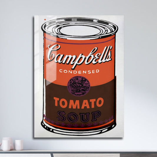 Wes Co Gallery Metal Poster Colored Campbells Soup Can 11" x 17" Home Goods - Pop Art Border or edge to edge Metal Art Print