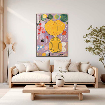 Wes Co Gallery Metal Poster The Ten Largest by Hilma af Klint 11" x 17" Home Goods - Pop Art Border or edge to edge Metal Art Print