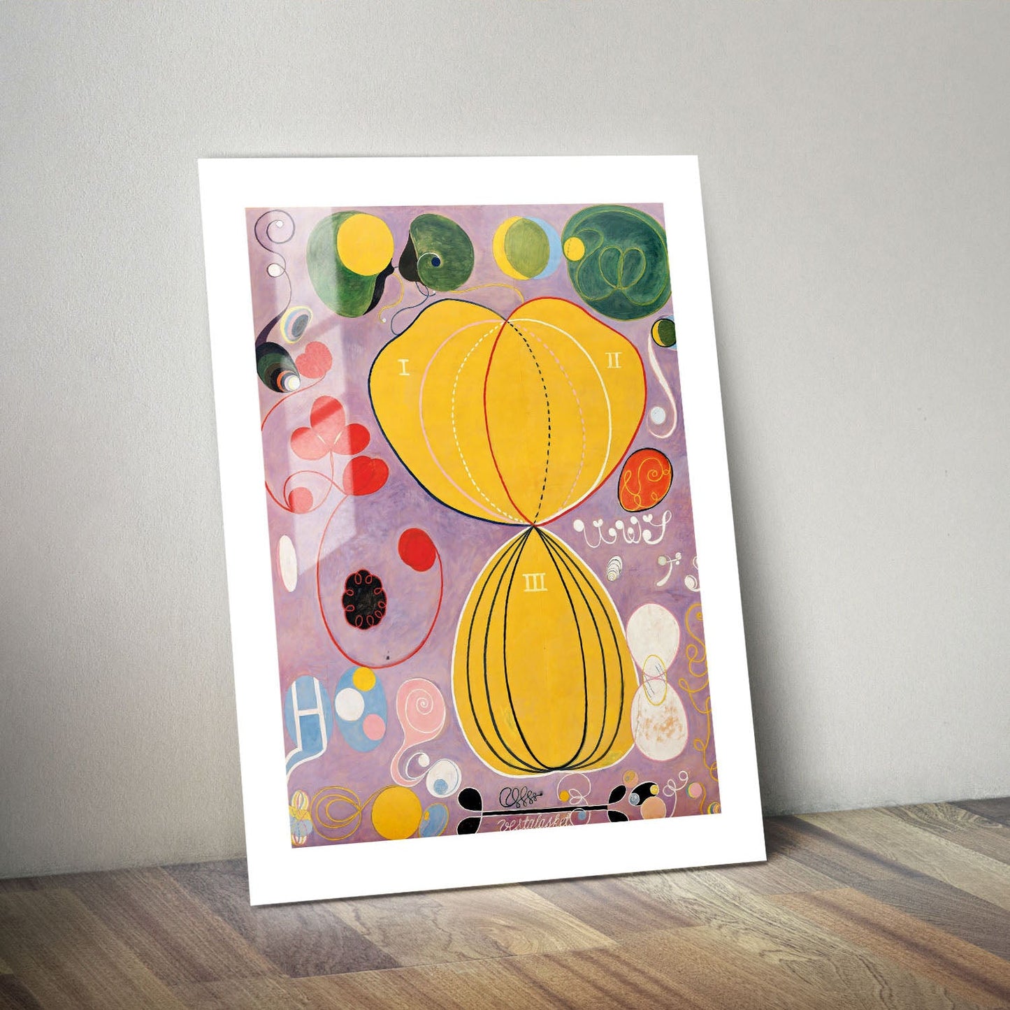 Wes Co Gallery Metal Poster The Ten Largest by Hilma af Klint 24" x 36" Home Goods - Pop Art Border or edge to edge Metal Art Print